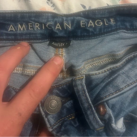 American Eagle Outfitters Other - American Eagle Blue Faded Jeans Mens 29x30 Air Flex + Stretch Athletic Straight